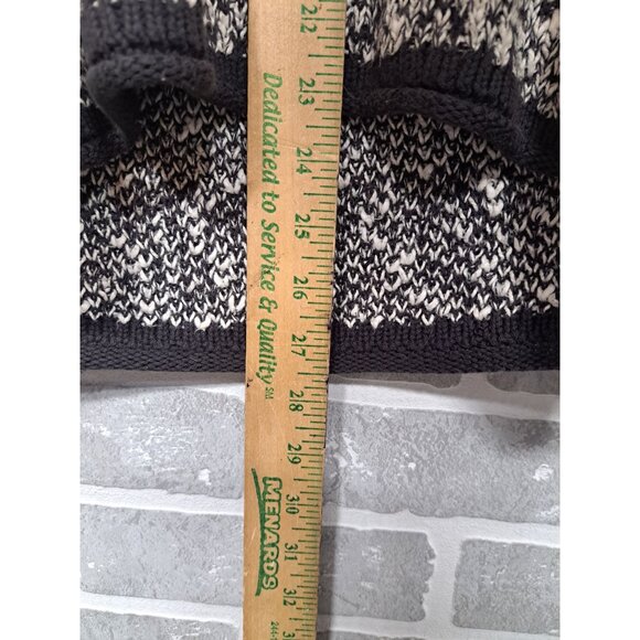 Pendleton Vintage Y2K knit Womens White & Black Crew Neck  Sweater Size Small - Picture 8 of 11